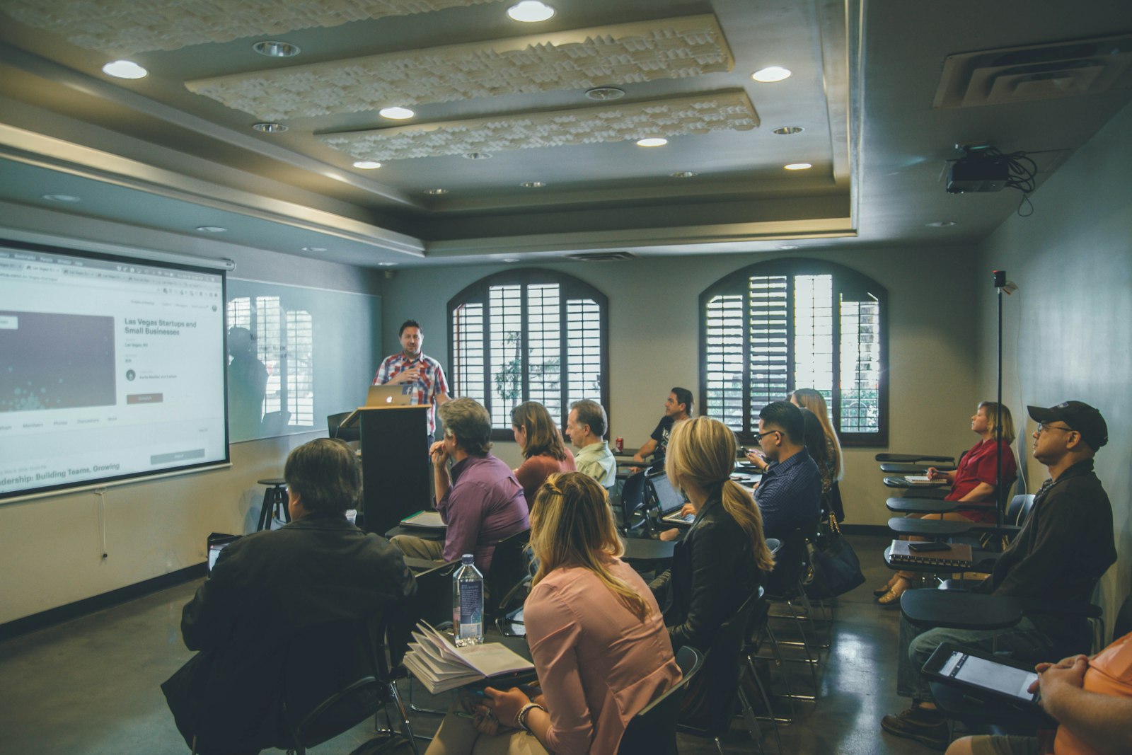 Group learning session at an education workshop