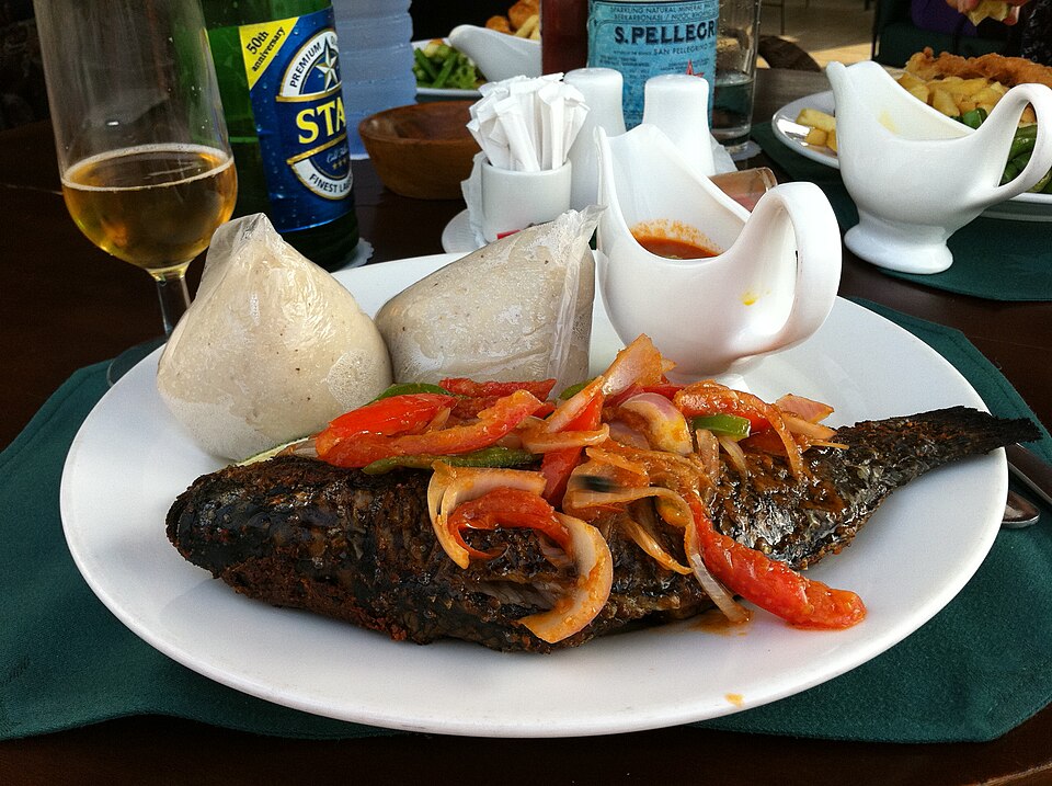 Banku, real Ghanaian and West African dish