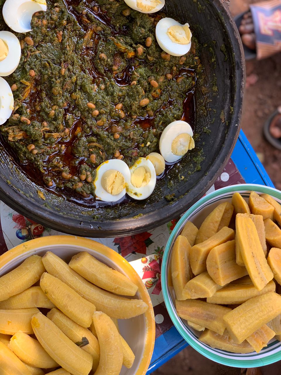 Kontomire, real Ghanaian and West African dish